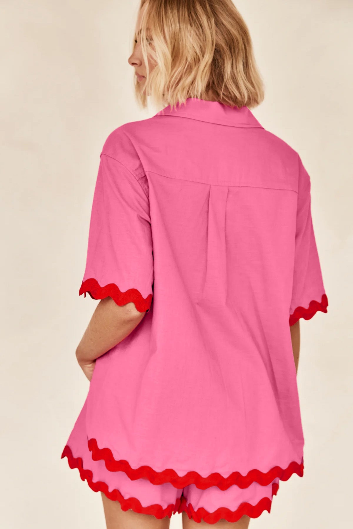 Usher Co-ord - Rose Red